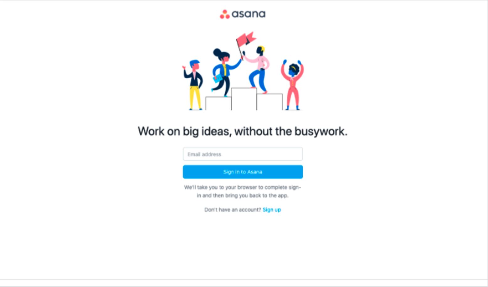 Asana Desktop App Login